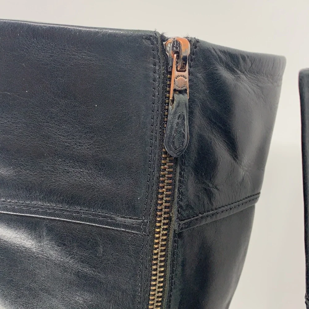 Coach Black Leather ELM BOOT Sz5 - Picture 6 of 16